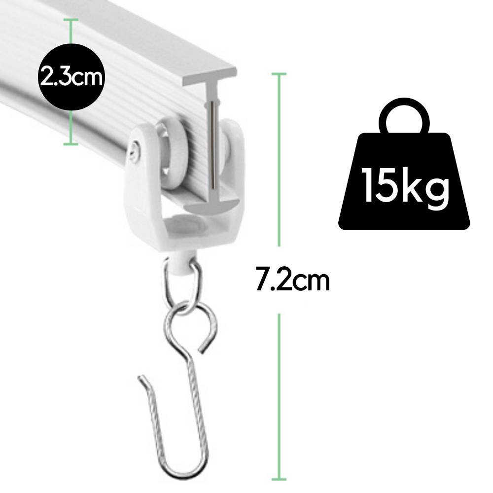 Flexible Ceiling Curtain Track: image 7